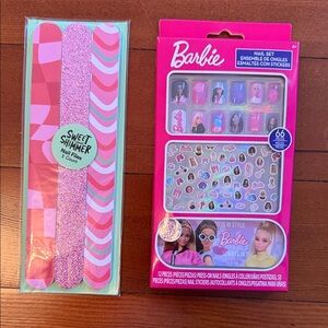 Barbie Pink Nail Art Set with Stickers